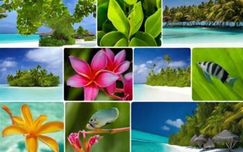 Malediven Flora und Fauna